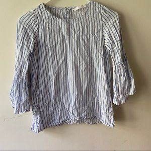 Zara bell sleeve blouse